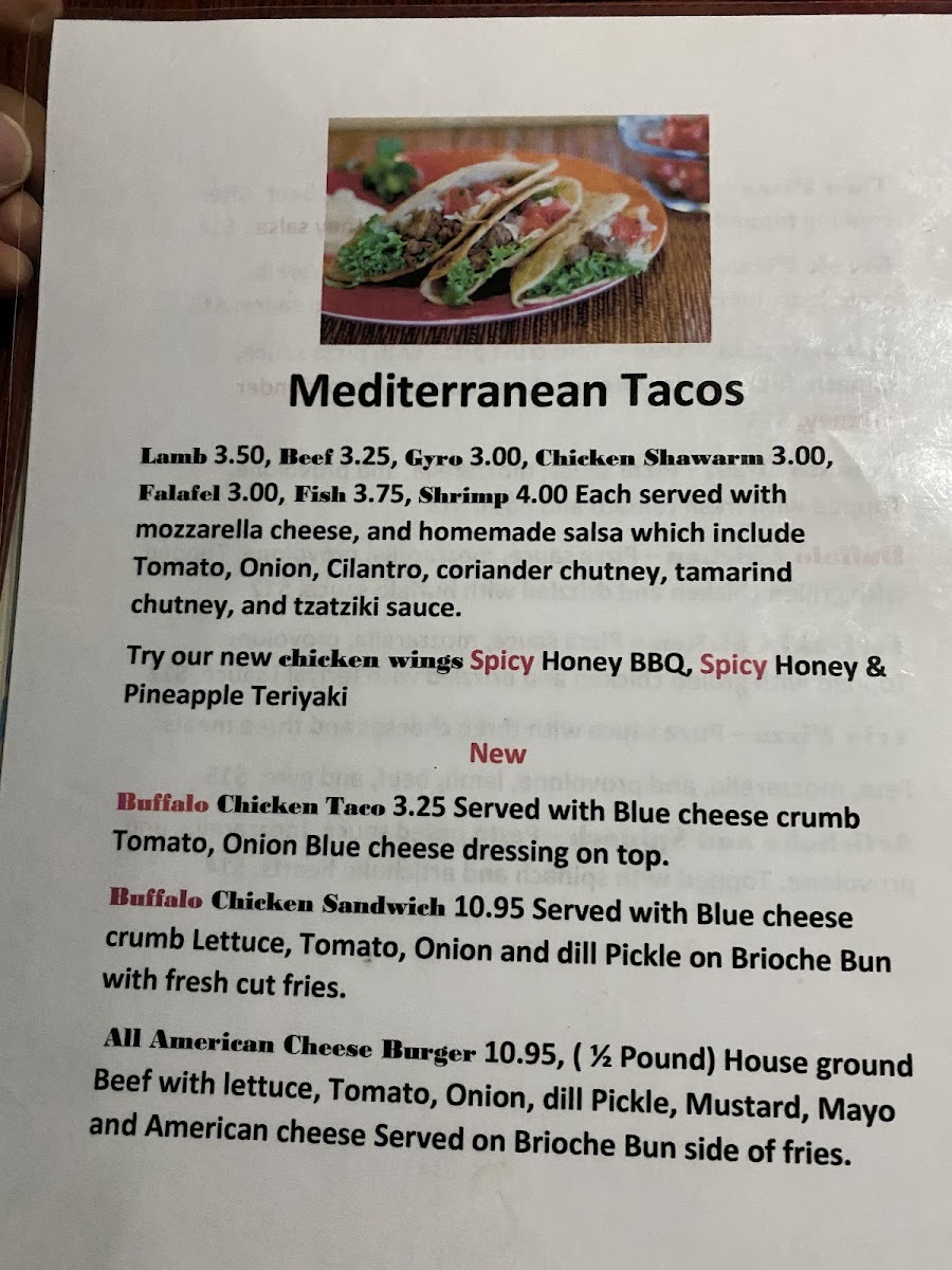 Menu Habiba Babas Indian / Mediterranean Restaurant-6