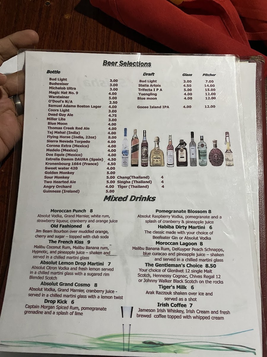 Menu Habiba Babas Indian / Mediterranean Restaurant-7